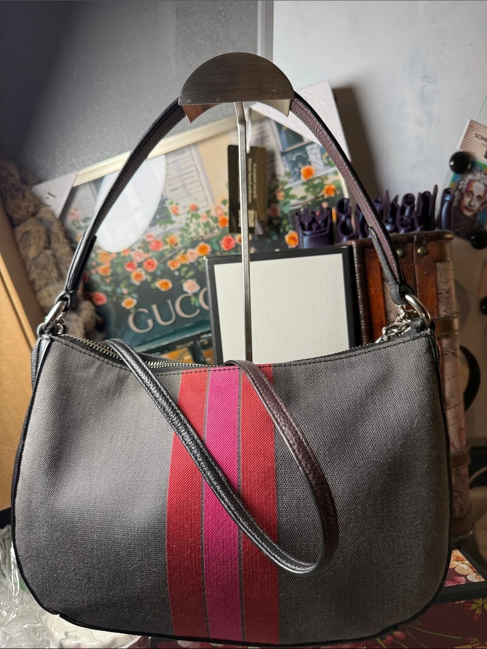 Coach canvas shoulder